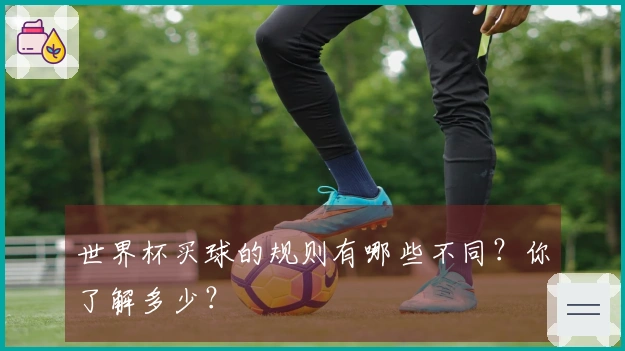 世界杯买球的规则有哪些不同？你了解多少？