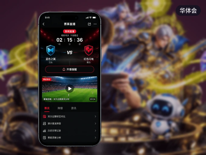 华体会 APP，装一次不再错过开赛